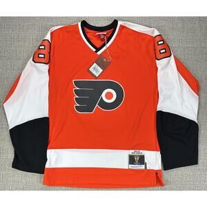 Philadelphia Flyers Jersey Mens M Orange NHL Hockey Mitchell & Ness Dave Schultz